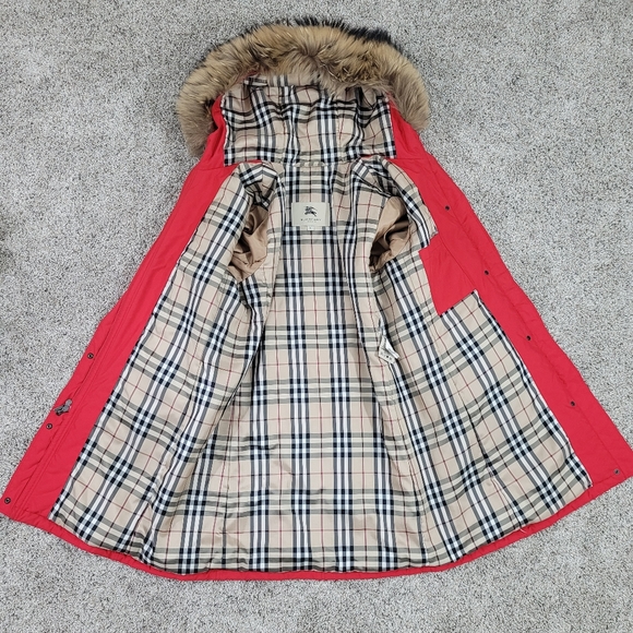 Burberry Dara Parka with Raccoon Fur Trim Hood - Picture 4 of 15